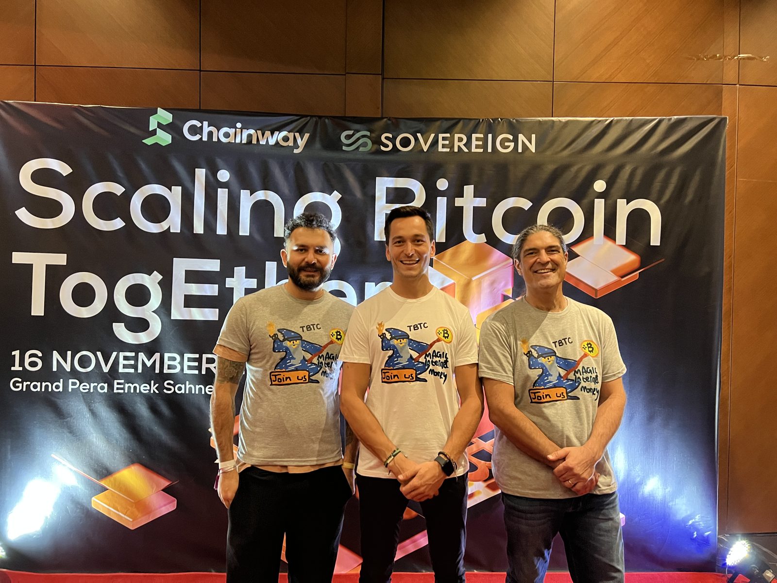 Nico representing Threshold at Scaling Bitcoin